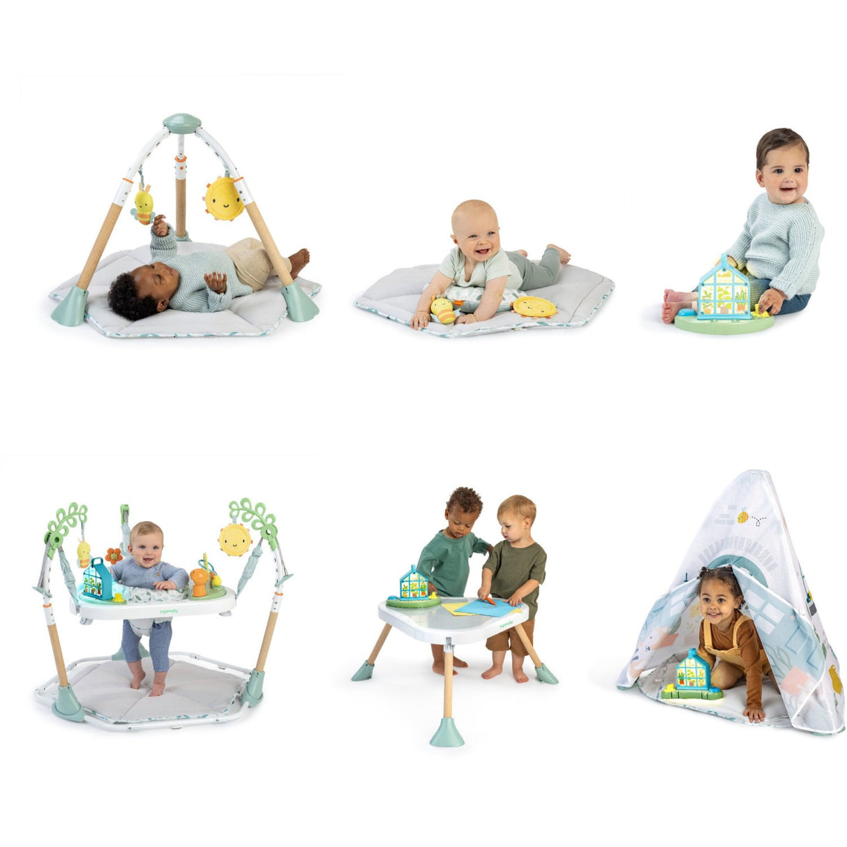 Ingenuity Tummy To Toes™ 6-In-1 Milestones Center