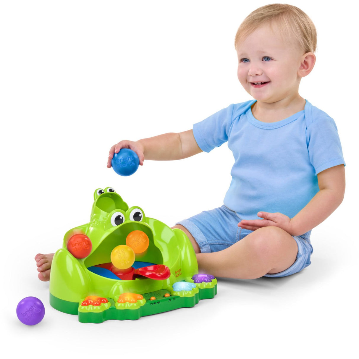 Bright Starts Poppin' Ball Frog™ Ball Play Leketøy
