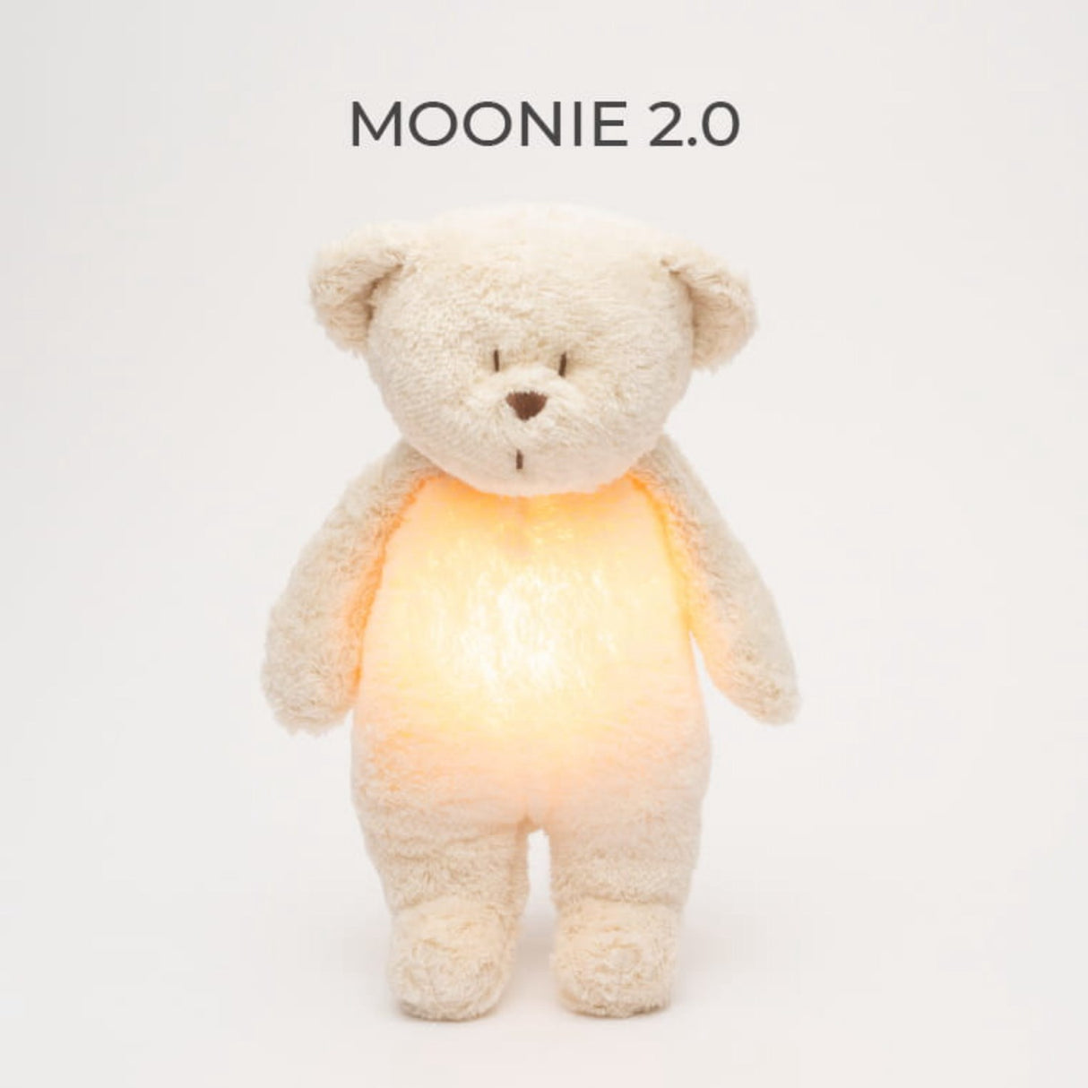 Moonie Polar 2.0 Organic Humming Bjørn Med en Lampe