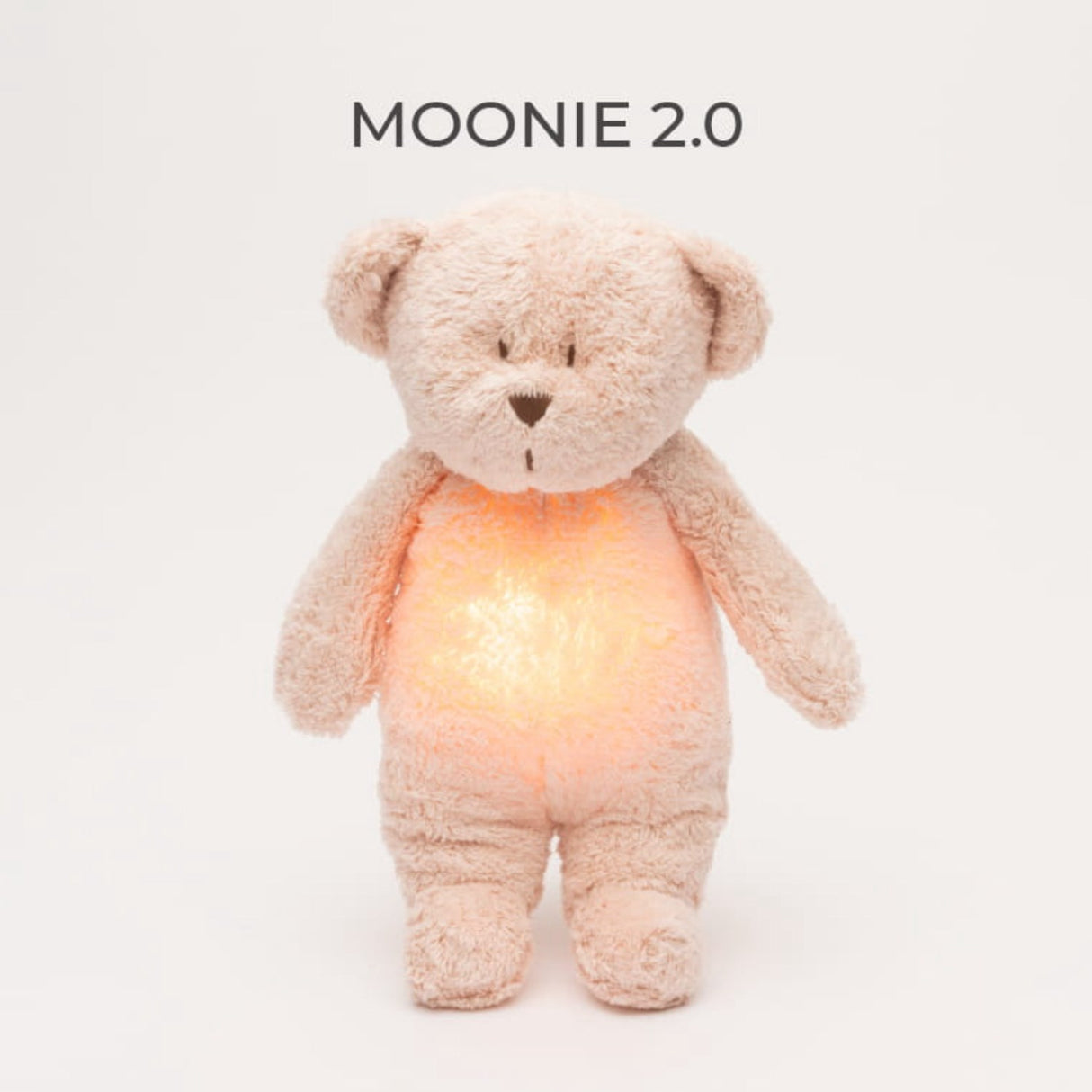 Moonie Rose 2.0 Organic Humming Bjørn Med en Lampe