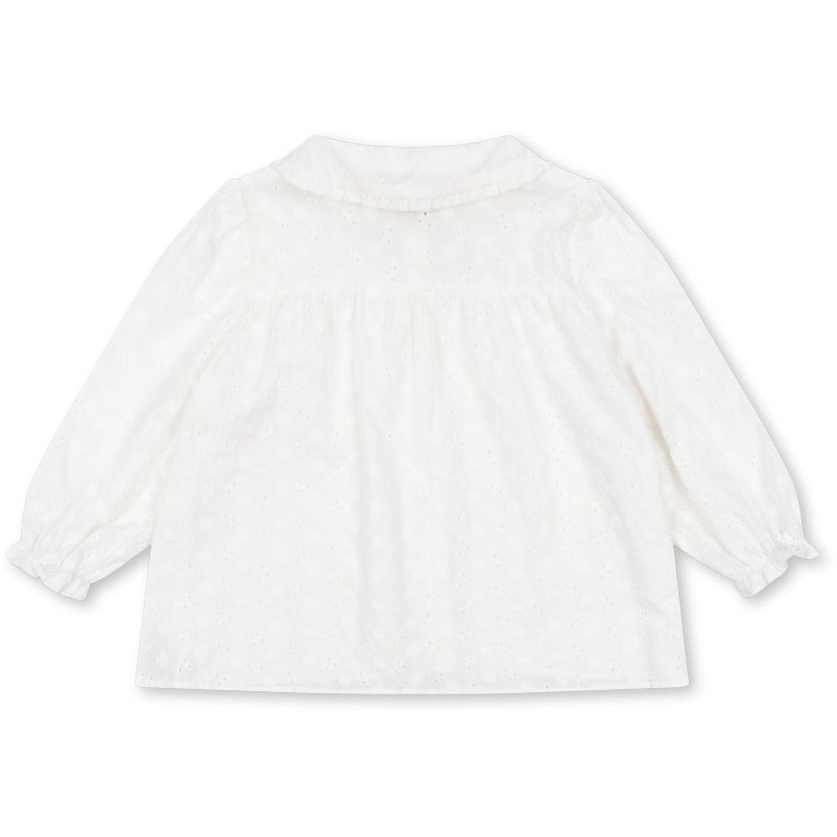Konges Sløjd Optic White Lacey Halsbånd Skjorte