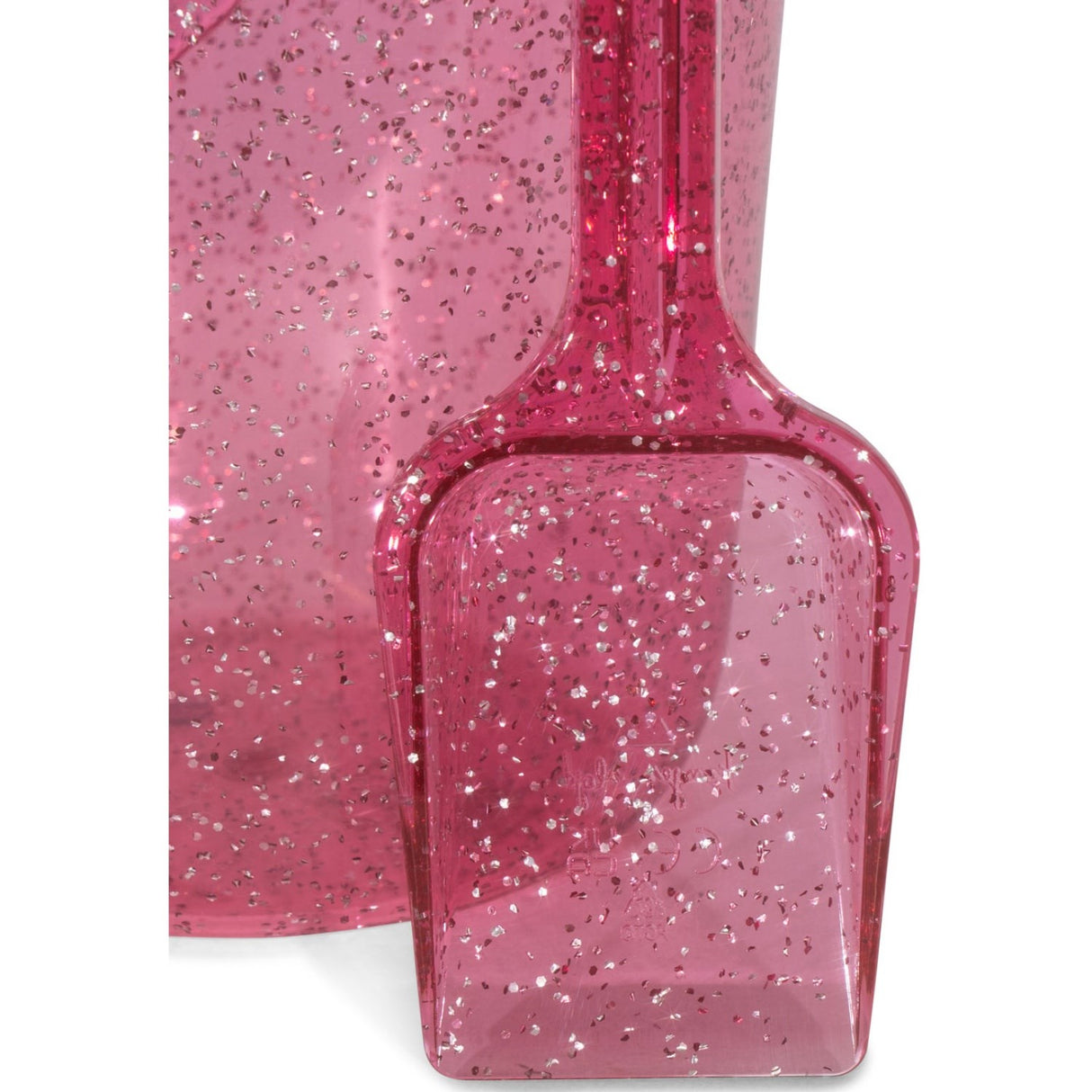 Konges Sløjd Sparkling Pink Strand Bøtte og Skuffe Glitter