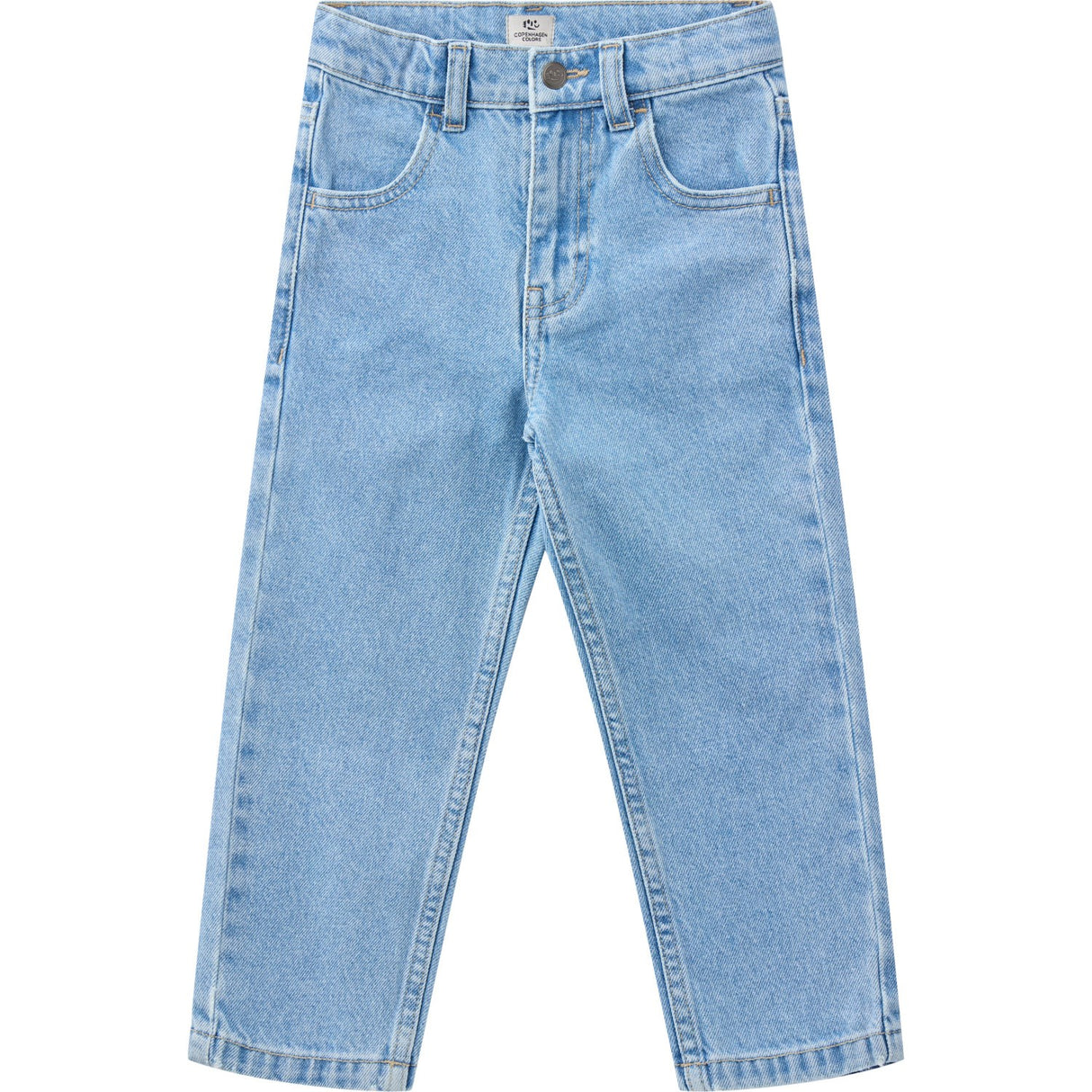 COPENHAGEN COLORS Lt Blue Indigo Washed Organic Junior Jeans, Reugular Fit