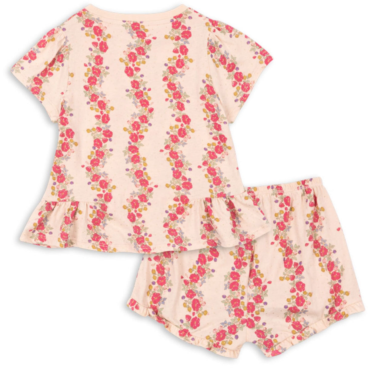 Konges Sløjd Floria Pink Famo Frill Sett Gots