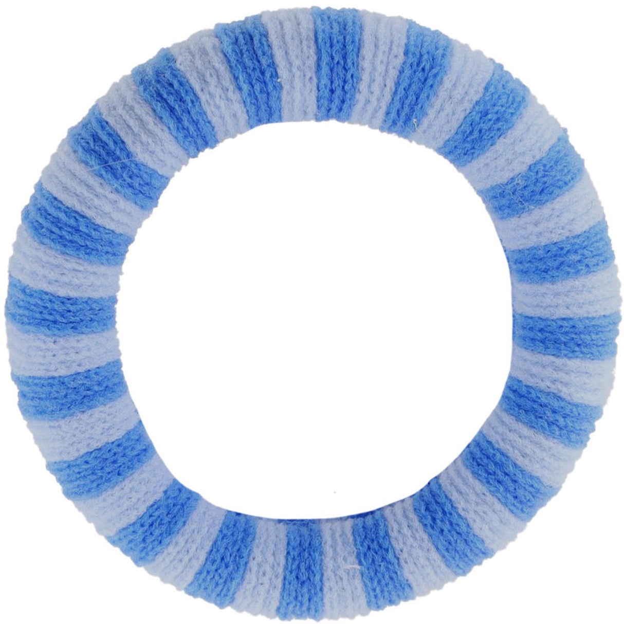 Bow's by Stær Ea Hårelastikk - Lys Blå/Blå Stripete 6-pakning