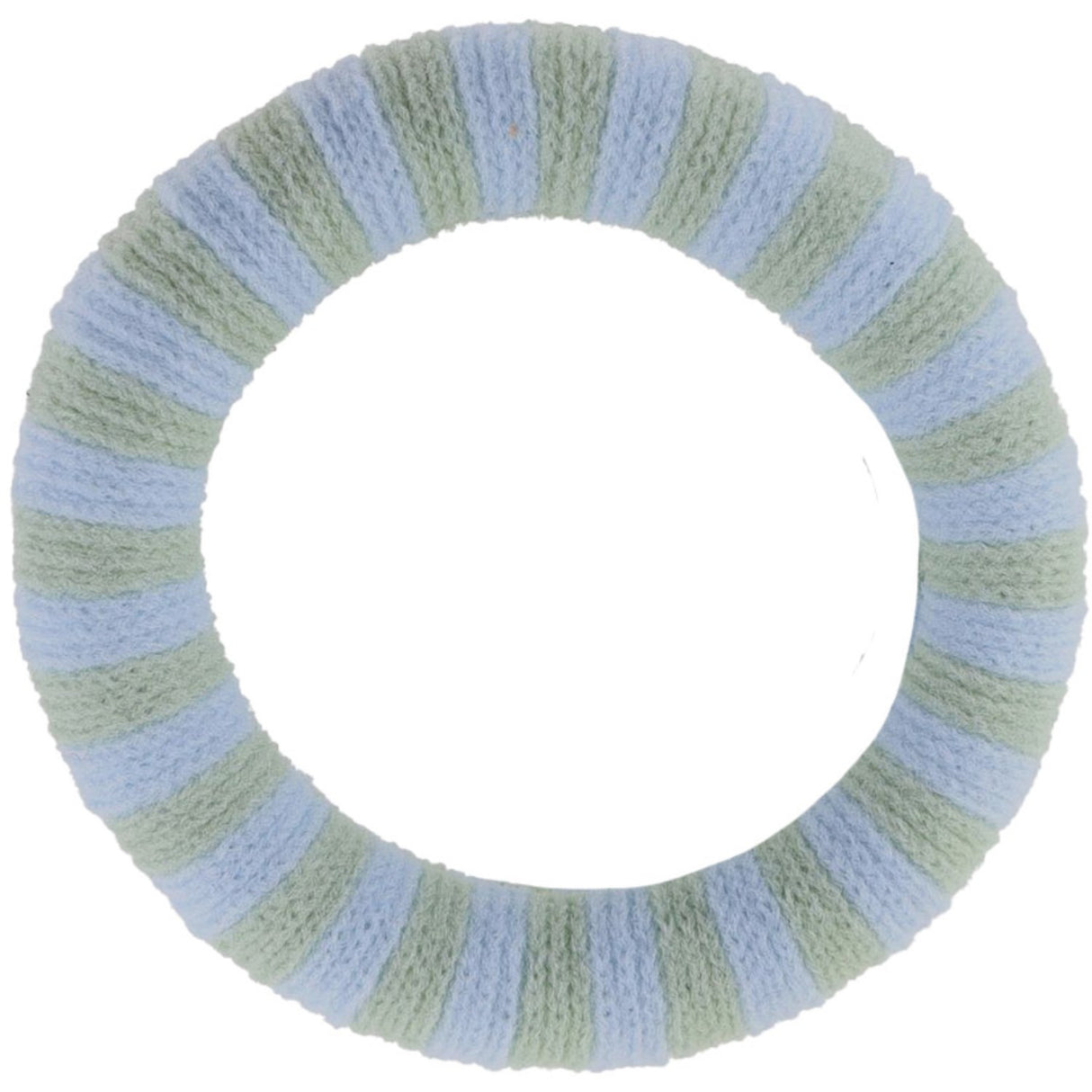 Bow's by Stær Ea Hårelastikk - Salvie/Lyseblå Stripete 6-pakning