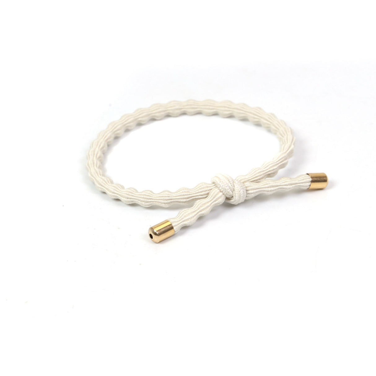 Bow's by Stær Petra Hårelastikk - Off-White 6-Pakning