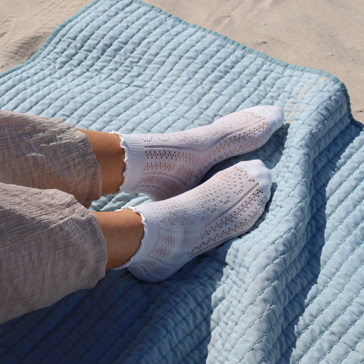 Bow's by Stær Strømper - Onesize - Volang Hvit