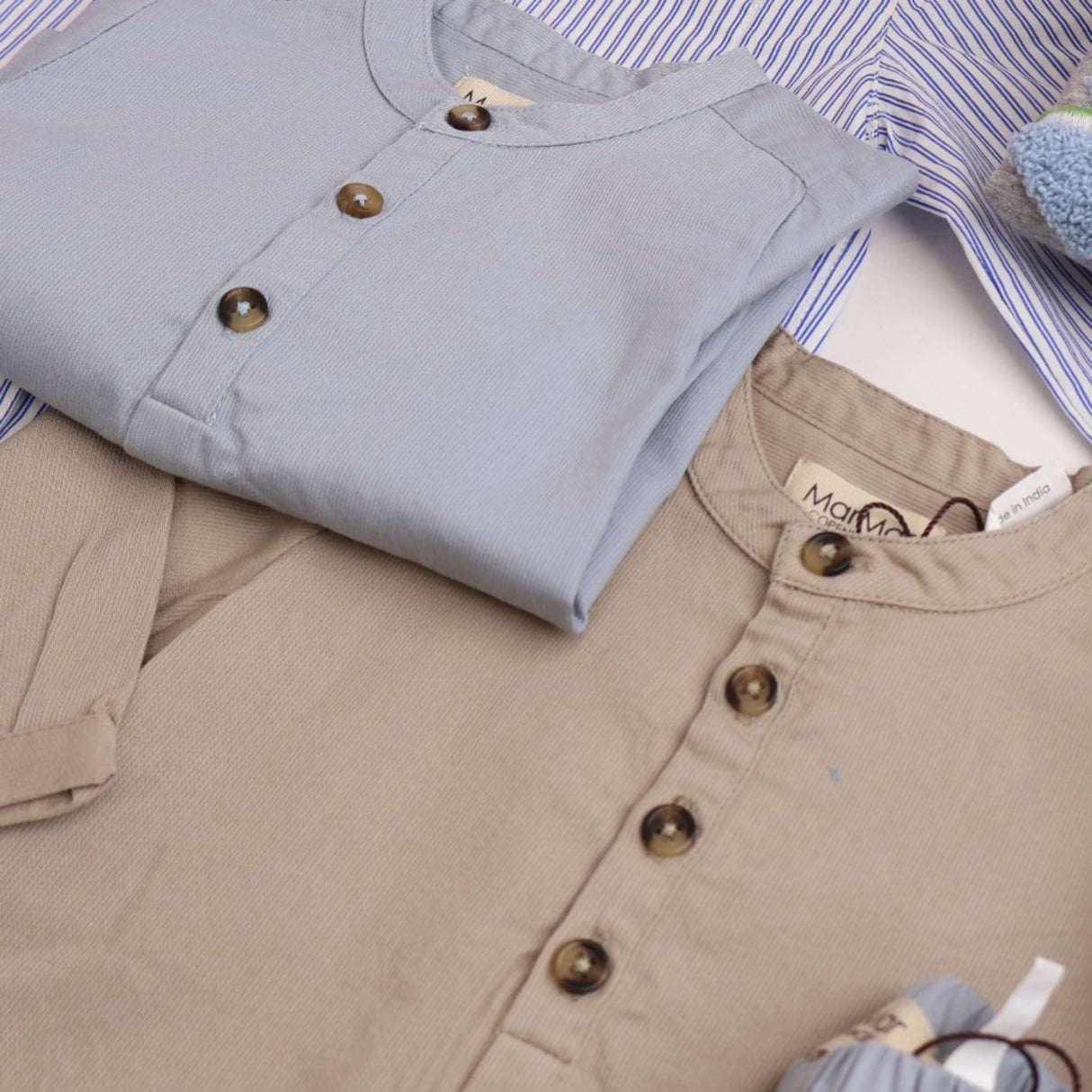 MarMar Cotton Texture Summer Sky Totoro Skjorte