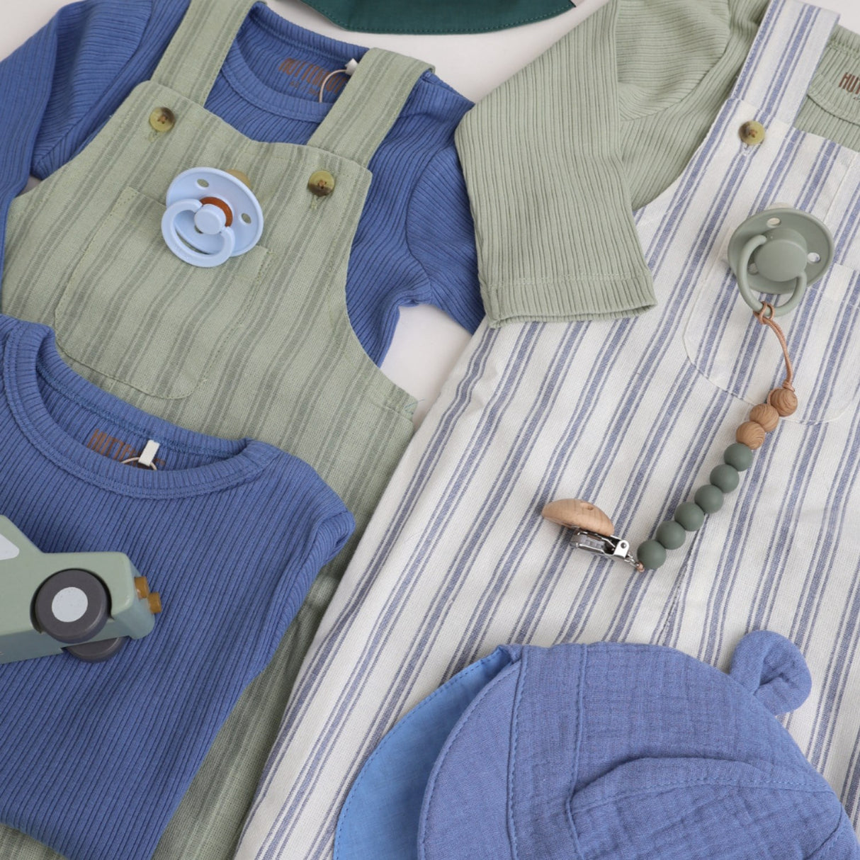 Huttelihut Quiet Harbor Overalls YD Stripe