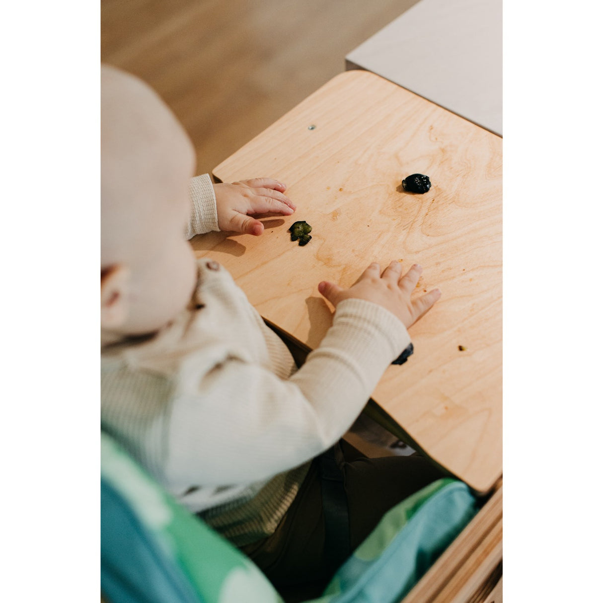 Duck Woodworks Natural High Chair Add-on for læringstårn
