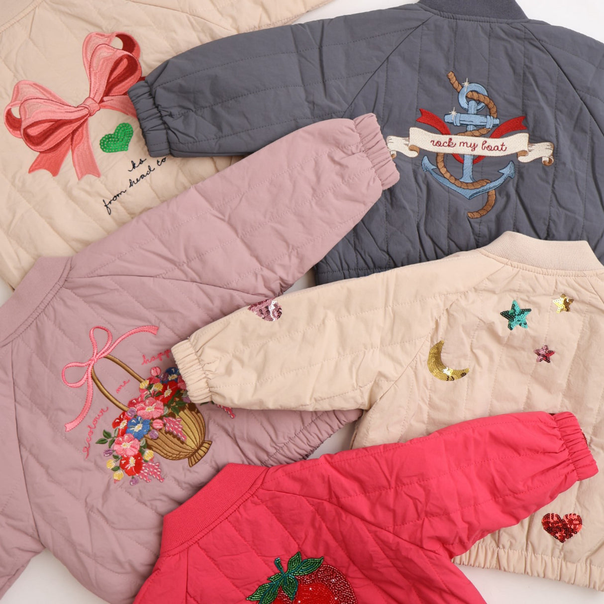 Konges Sløjd Oxford Tan Stars Juno Bomberjakke