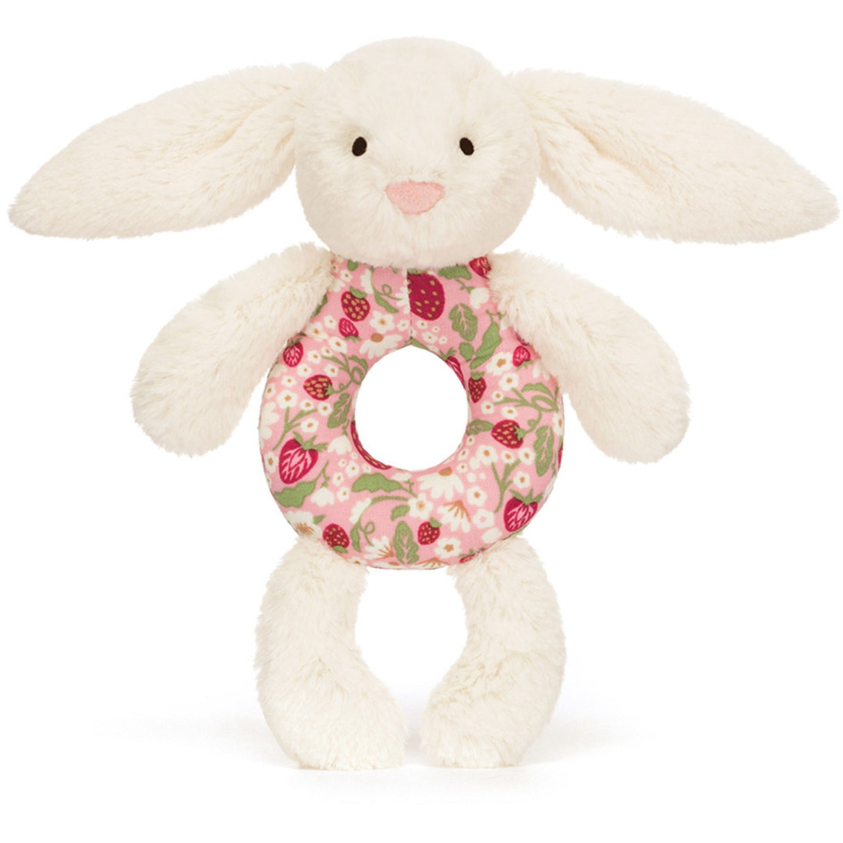 Jellycat Bashful Kanin Mimi Strawberry Ring Skrangle