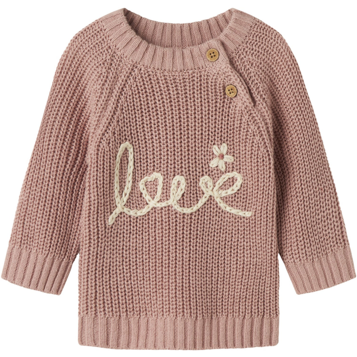 Lil'Atelier Misty Rose Emlen Emb Strikk