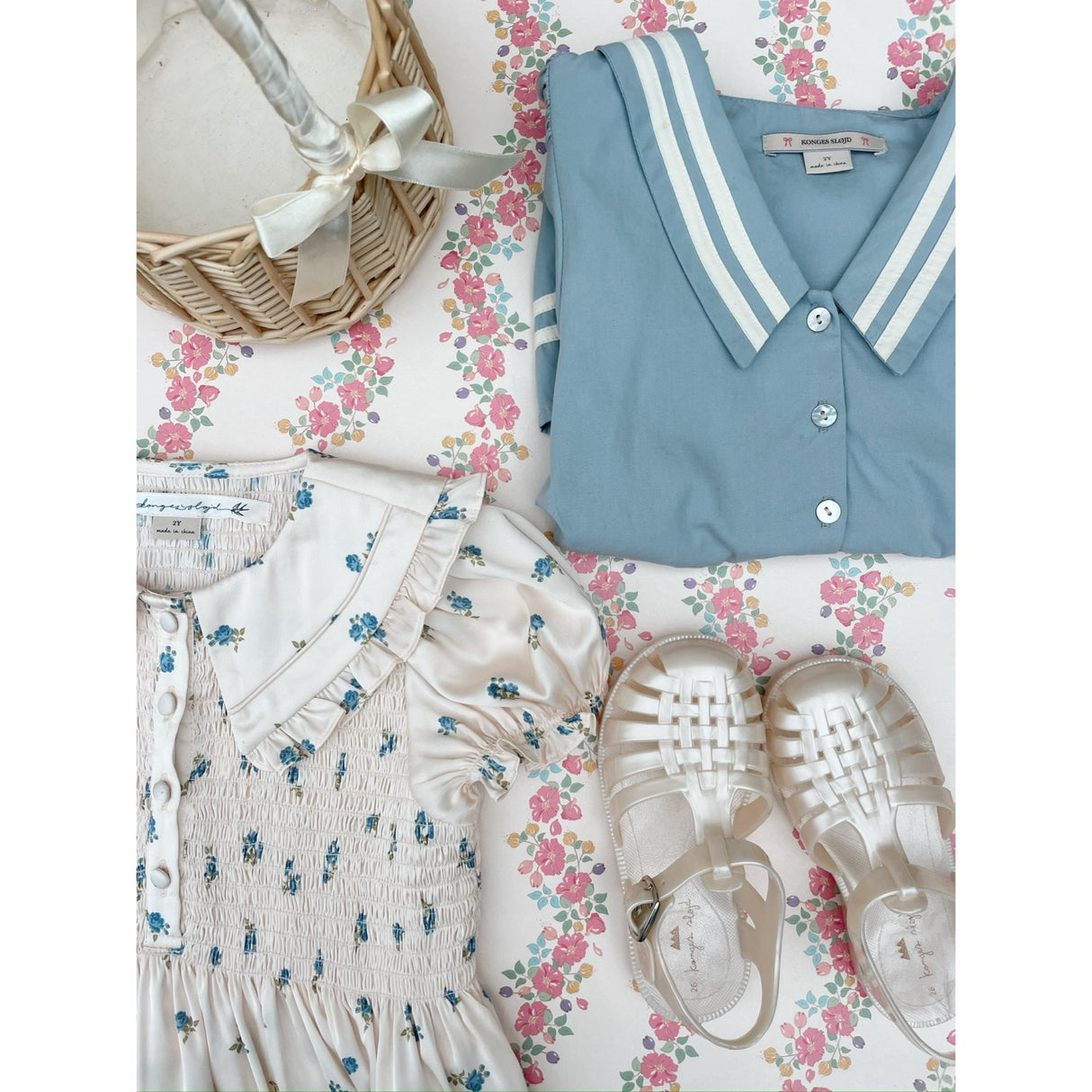 Konges Sløjd Ashley Blue Celebration Allie Sailor Kjole GOTS