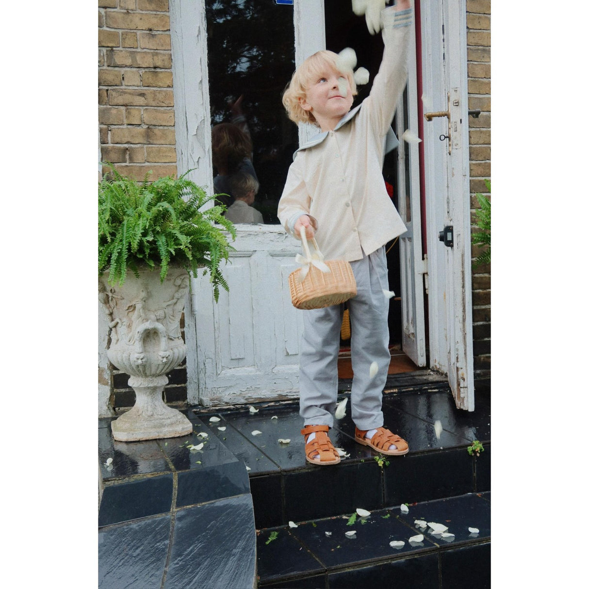 Konges Sløjd Ashley Blue Celebration Frankie Bukser GOTS