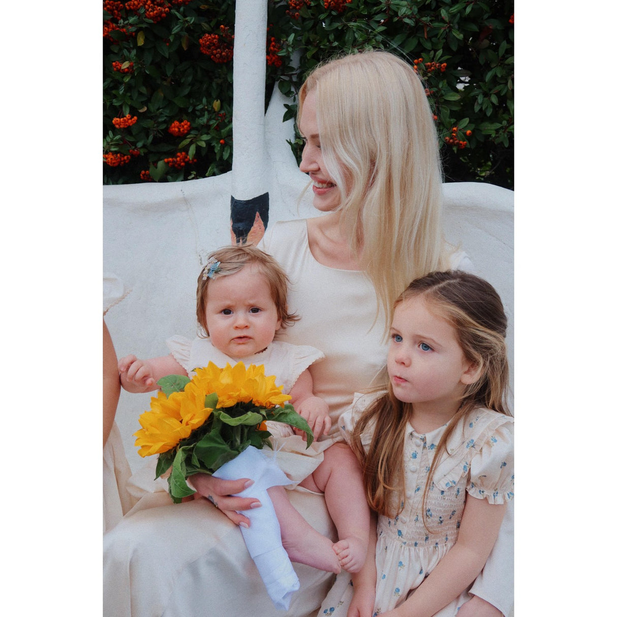 Konges Sløjd Rosa Bleu Celebration Sheeny Smock Kjole