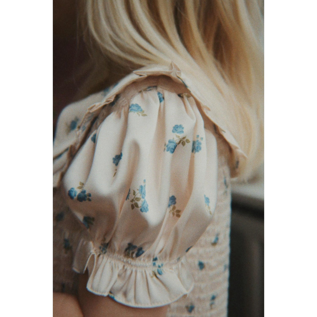 Konges Sløjd Rosa Bleu Celebration Sheeny Smock Kjole