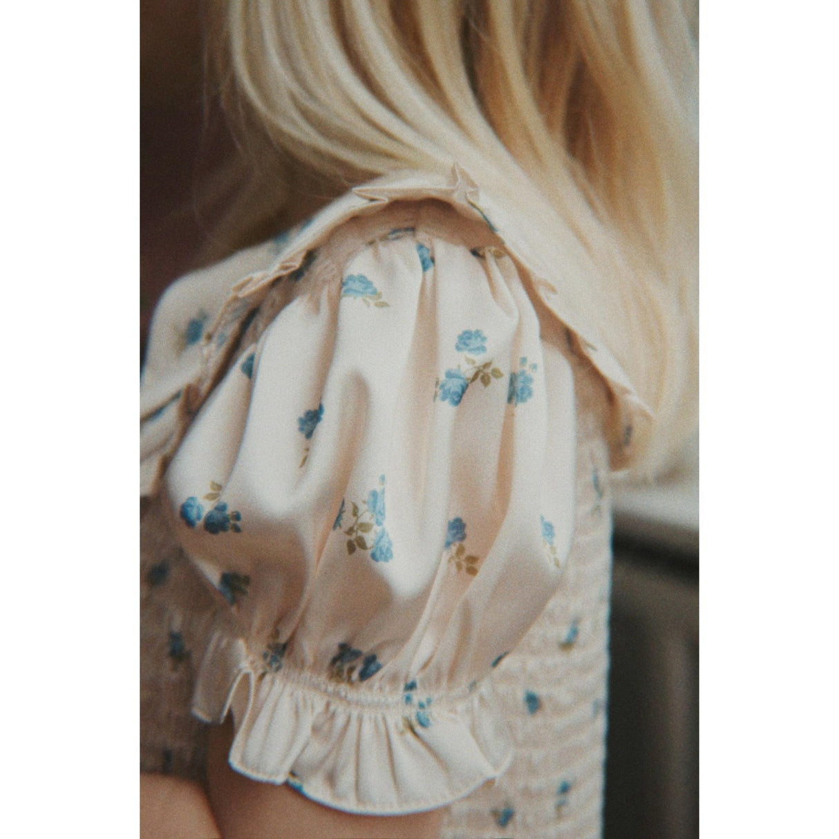 Konges Sløjd Rosa Bleu Celebration Sheeny Smock Kjole