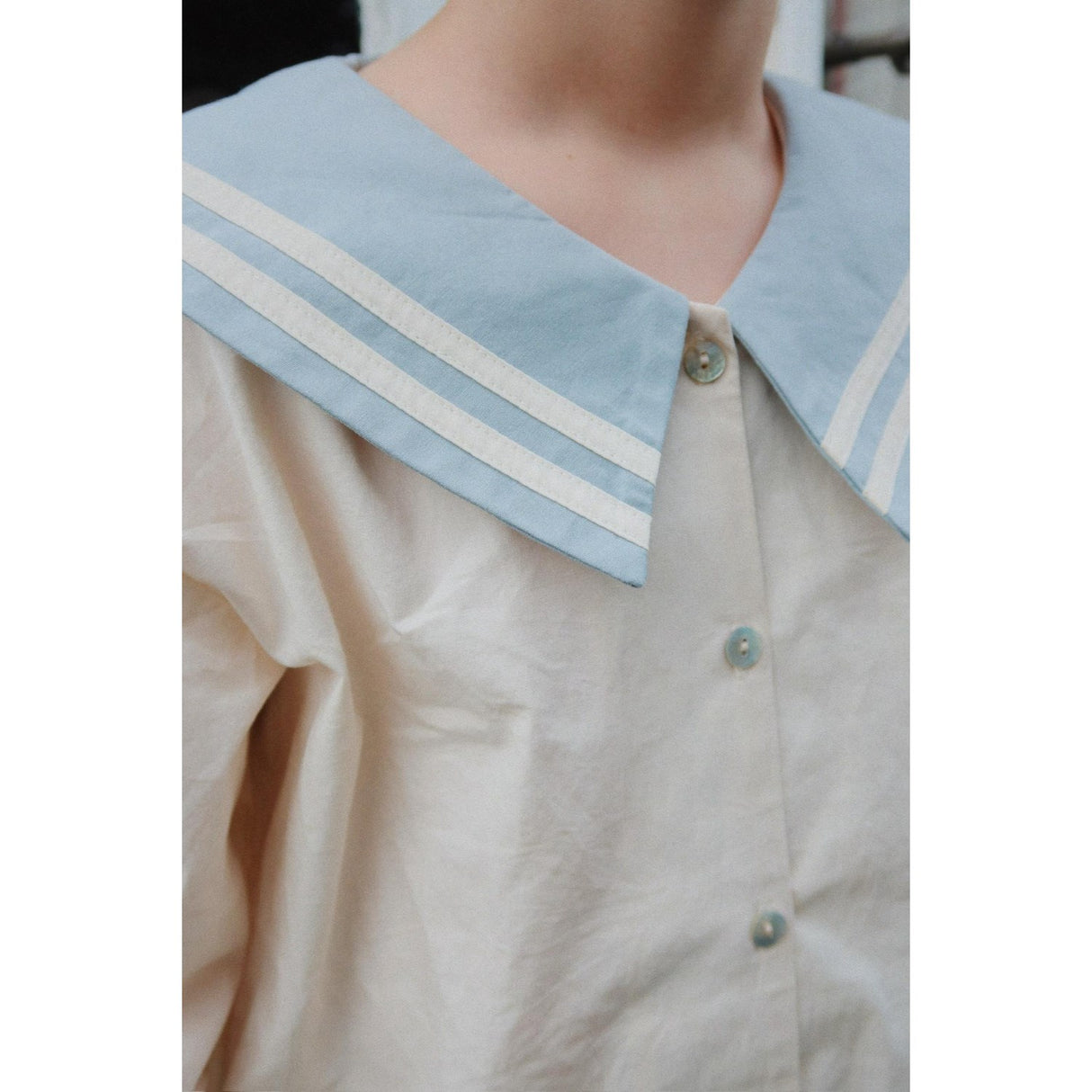 Konges Sløjd Ashley Blue Celebration Sailor Skjorte GOTS