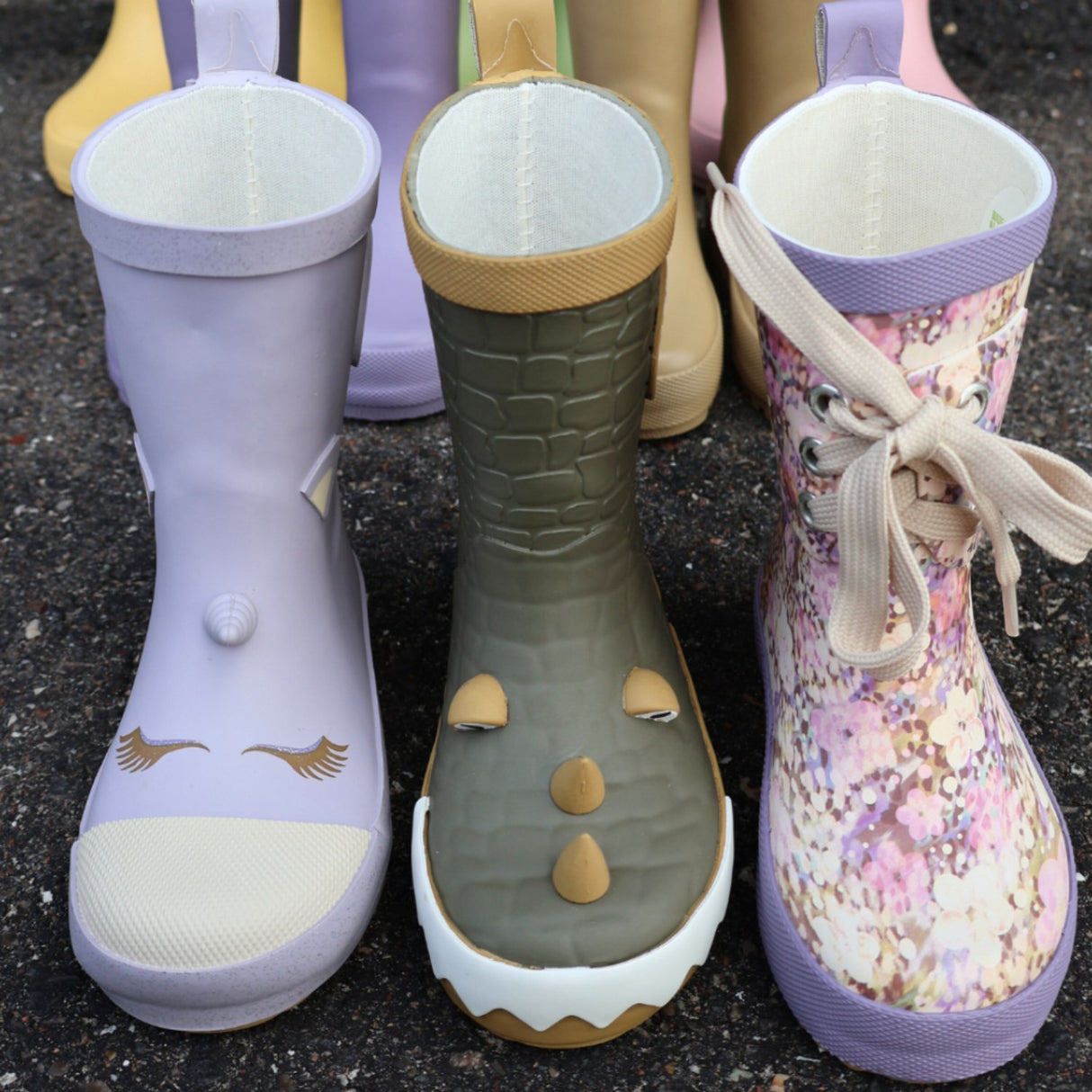 Mikk-Line Dusk Lace Printed Gummistøvler