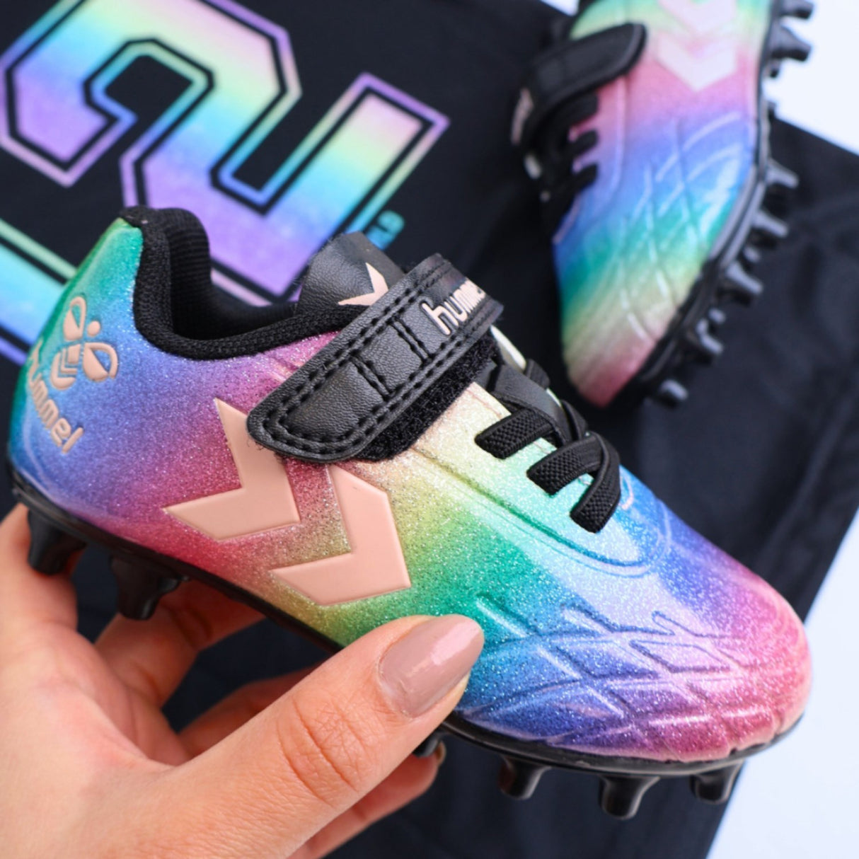 Hummel Pink-A-Boo Topp Star F.G. Jr Football Støvler