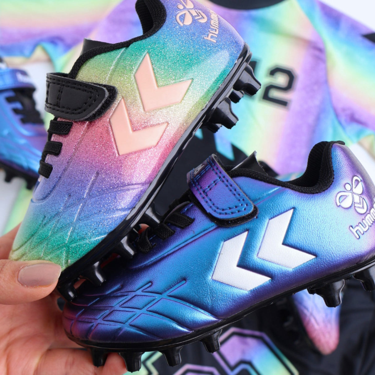 Hummel Pink-A-Boo Topp Star F.G. Jr Football Støvler