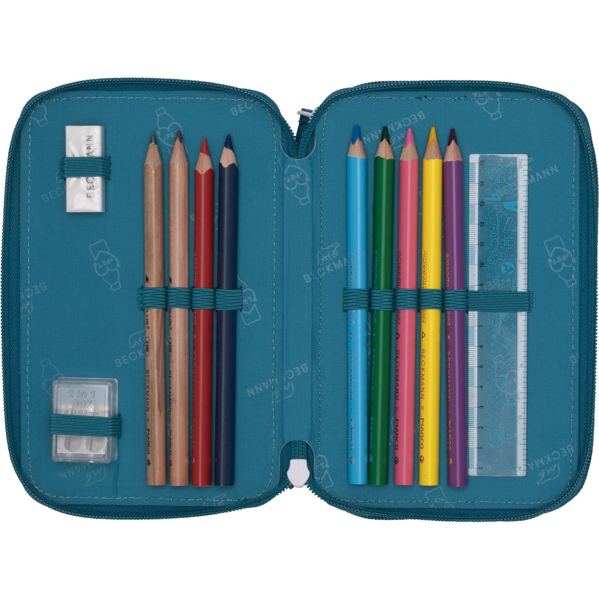 Beckmann Jungle Game Tre-lags Pennal M/Indhold