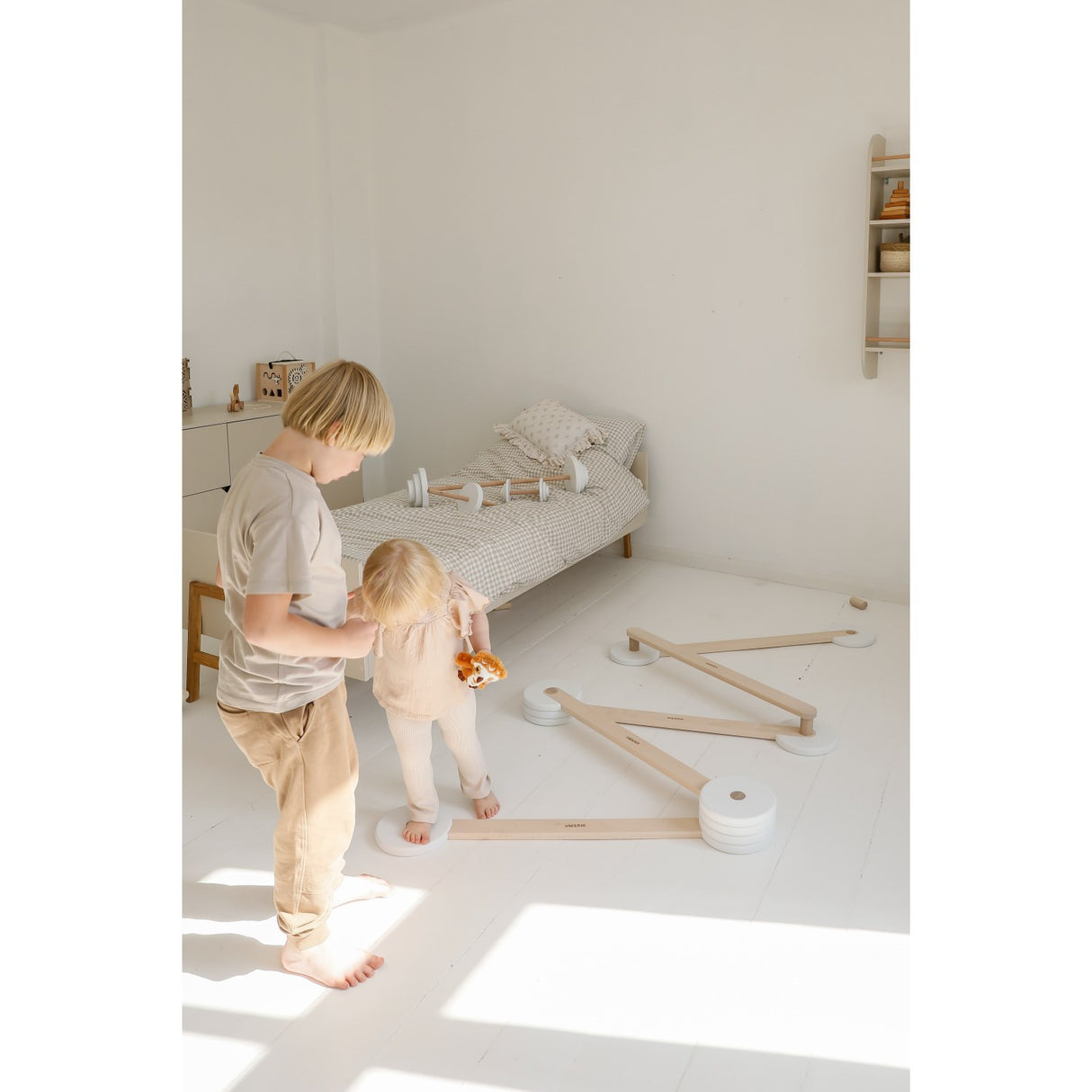 Woobiboo Olimpic Xl Woobiboo Balance And Building Sett - 2 In 1 Fun