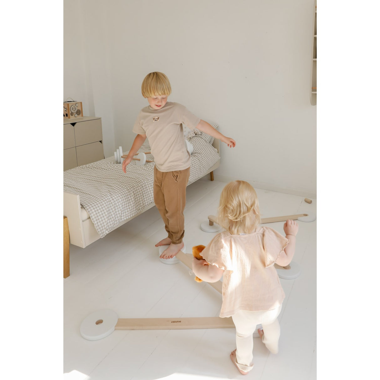 Woobiboo Basic M Woobiboo Balance And Building Sett - 2 In 1 Fun