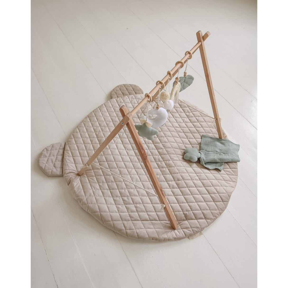 Woobiboo With Mint Baby Gym With Hangers