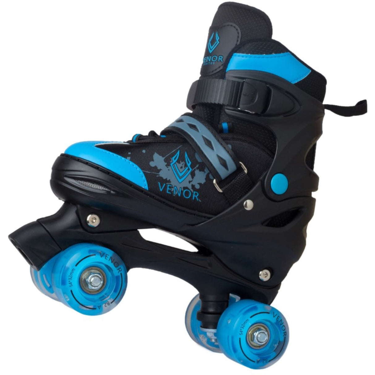 VENOR Black/Blue Ignite LED Side-By-Side Rulleskøjter