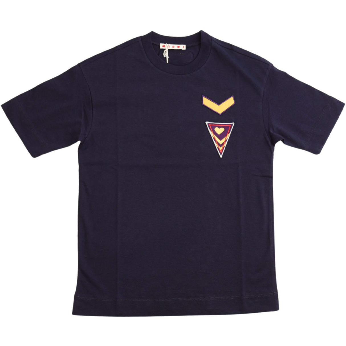 Marni Blue Navy T-Skjorte