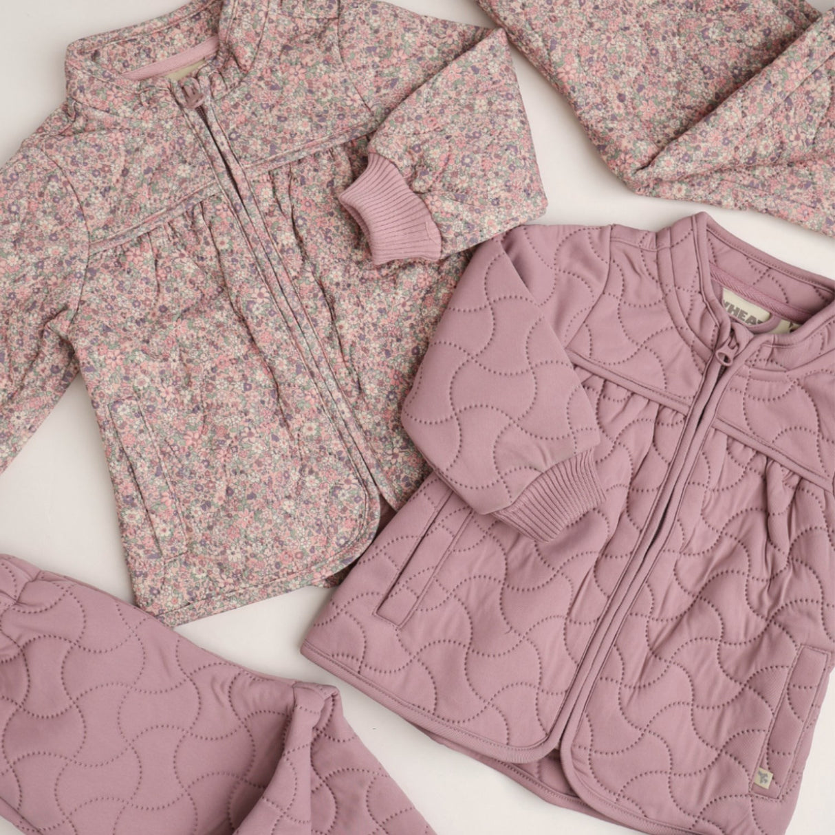 Wheat Powder Flower Meadow Thermo Jakke Tilde