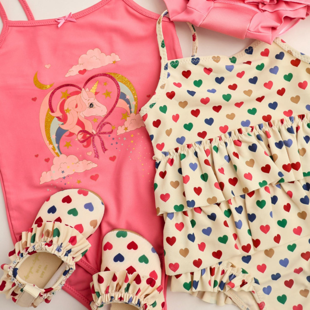 Konges Sløjd Coeur Coloré Manuca Frill Badedrakt Grs