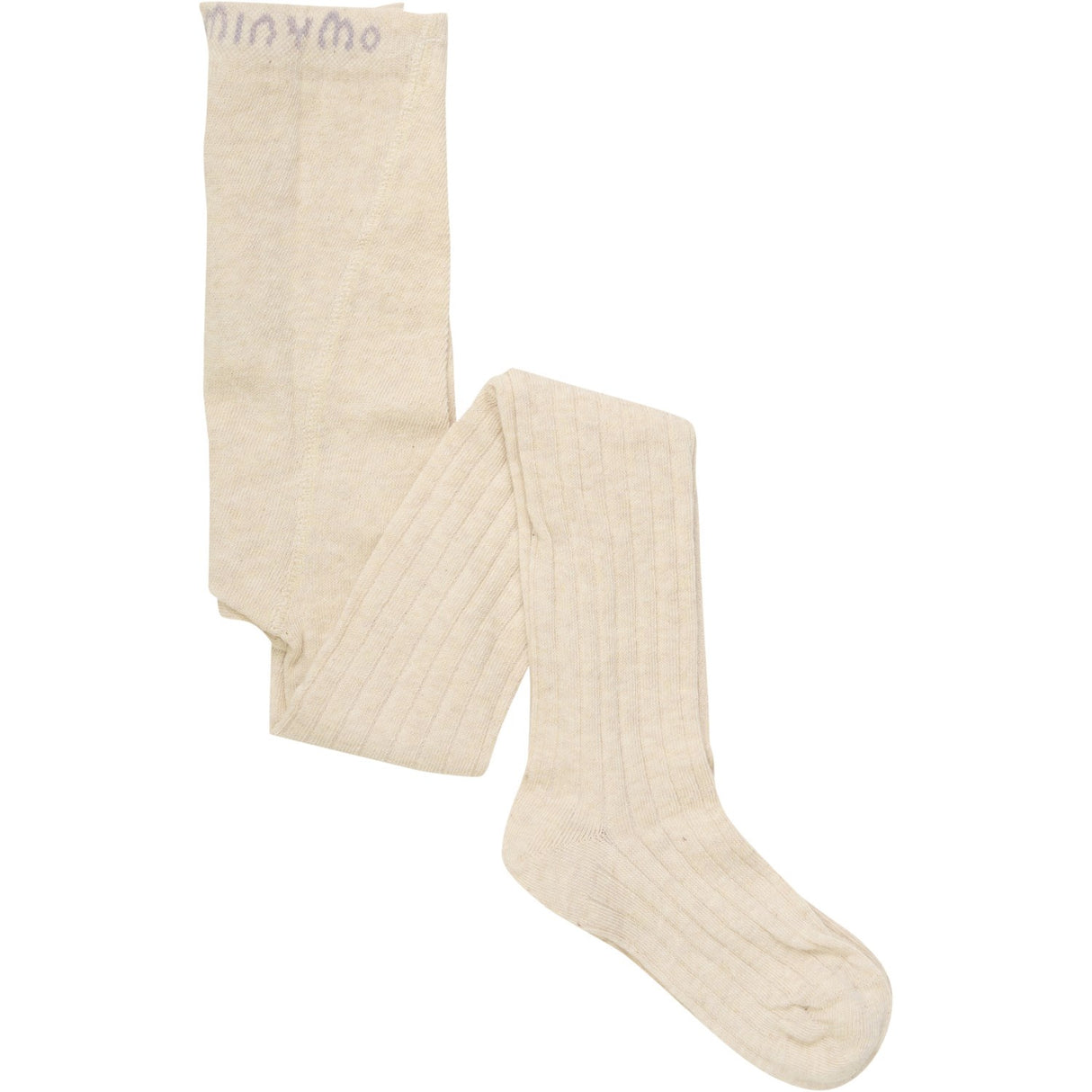 Minymo Light Taupe Strømpebukser Med Pattern 2-Pakning