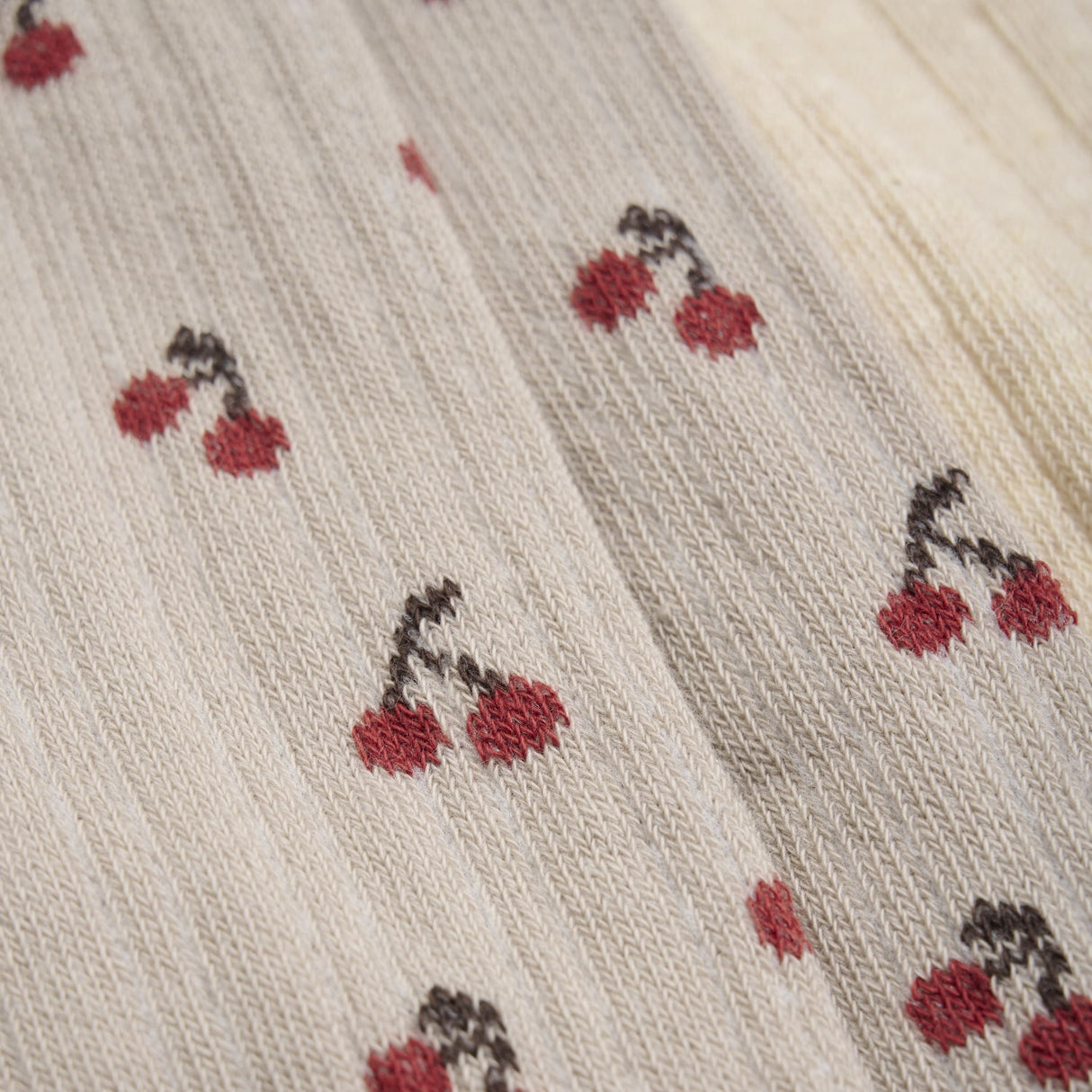 Minymo Light Taupe Strømpebukser Med Pattern 2-Pakning