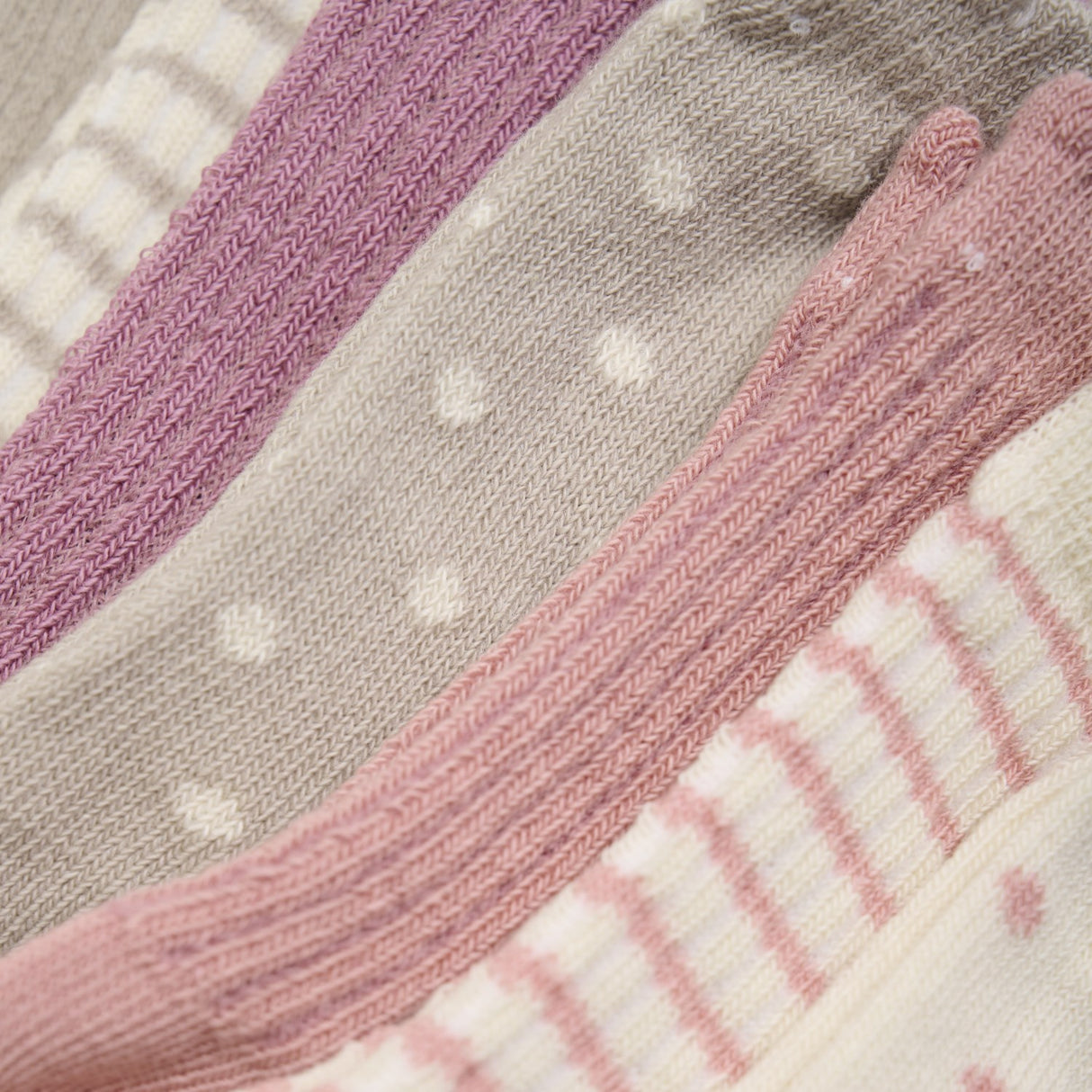 Minymo Ash Rose Strømper Med Pattern 7-Pack