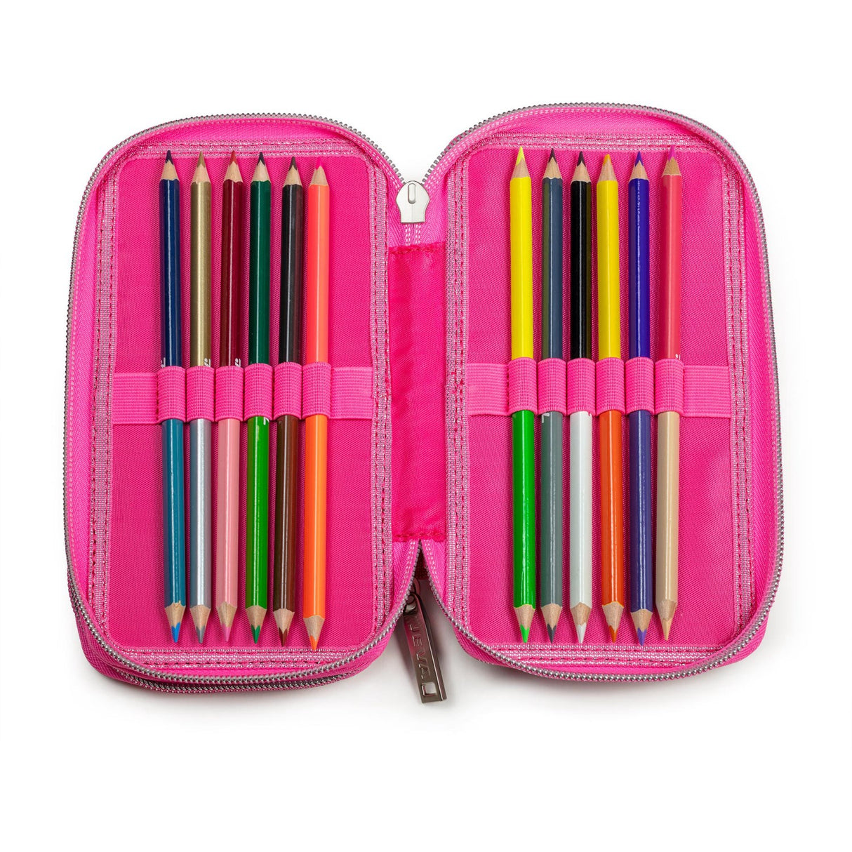 JEVA Supernova Pennal Med Fyld Twozip 8865