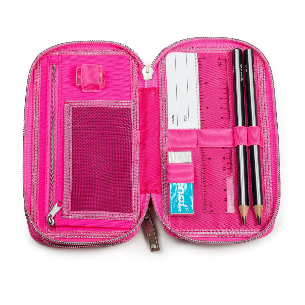 JEVA Supernova Pennal Med Fyld Twozip 8865