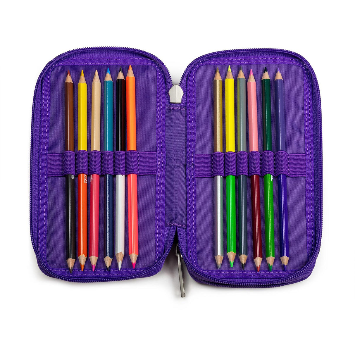 JEVA Unicorn Pennal Med Fyld Twozip 8865