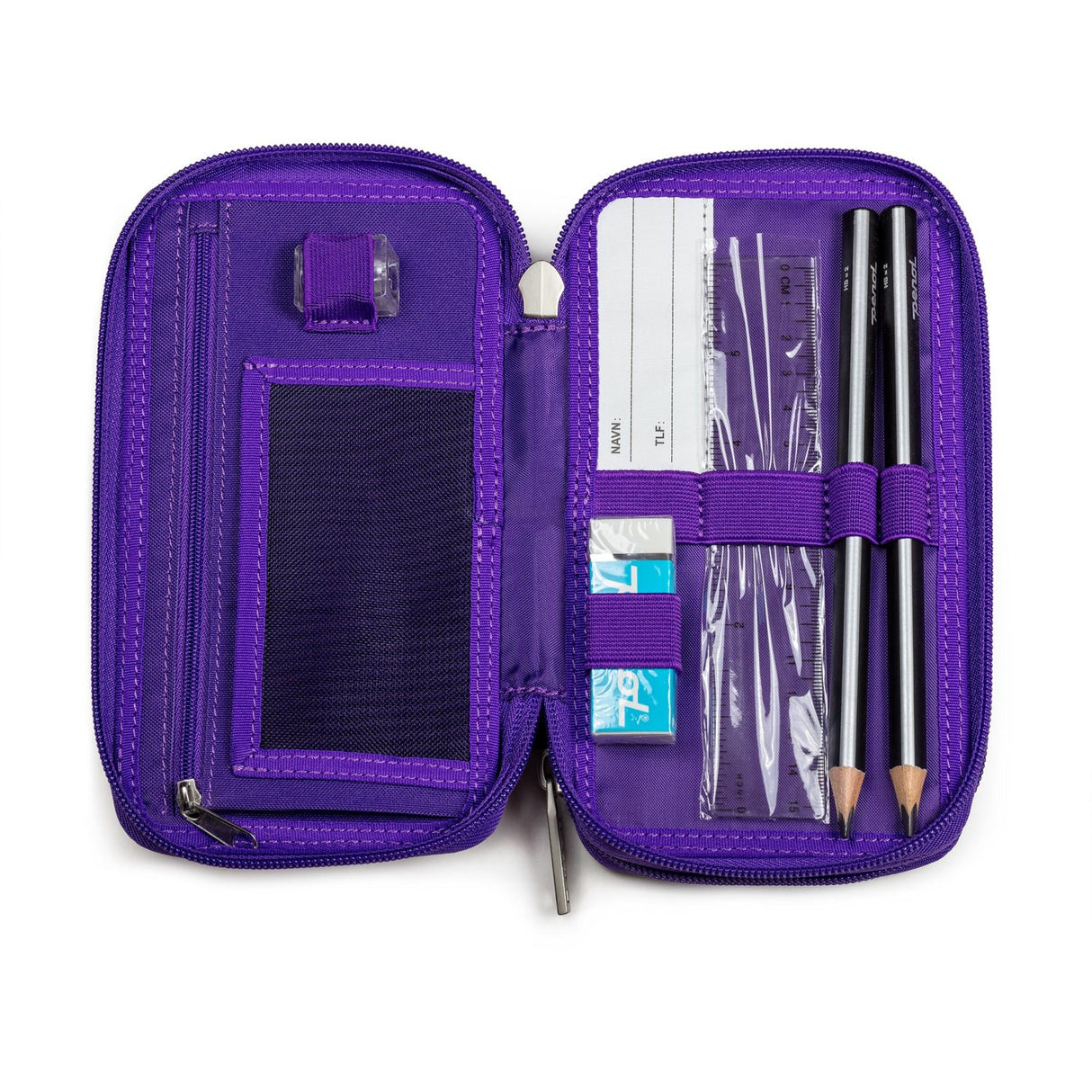 JEVA Unicorn Pennal Med Fyld Twozip 8865