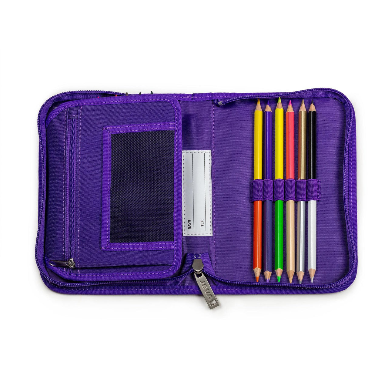 JEVA Unicorn Pennal Med Fyld Onezip 8869