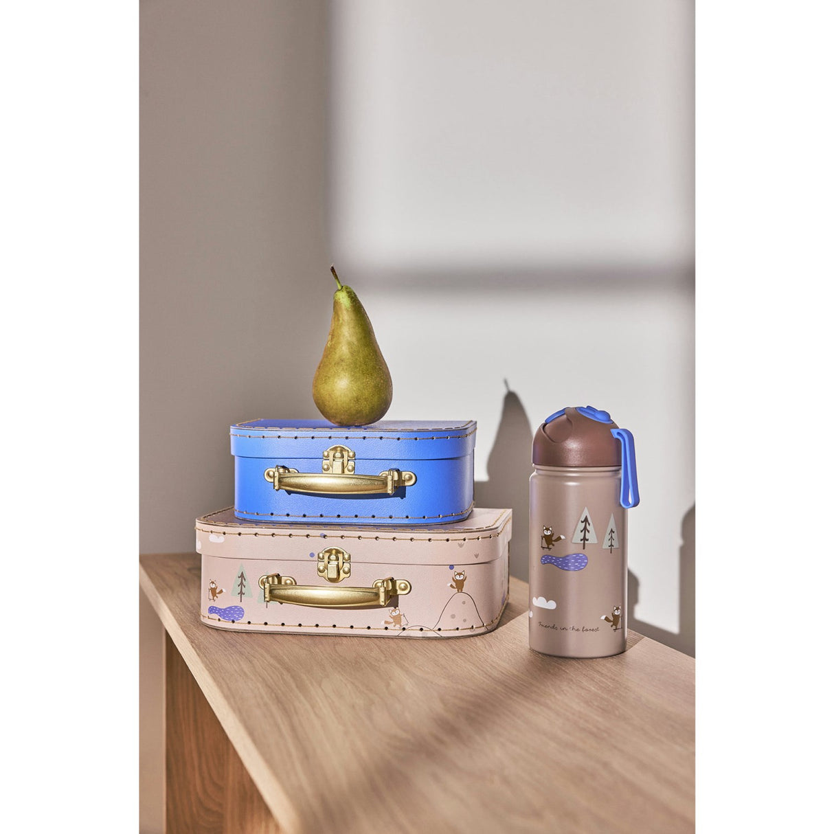 OYOY Friends In The Forest Fox Mini Koffert 2-Pakning