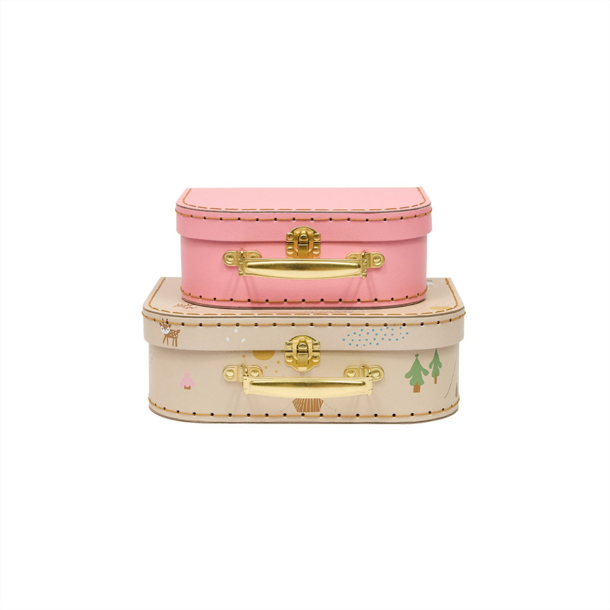 OYOY Friends In The Forest Deer & Duck Mini Koffert 2-Pakning