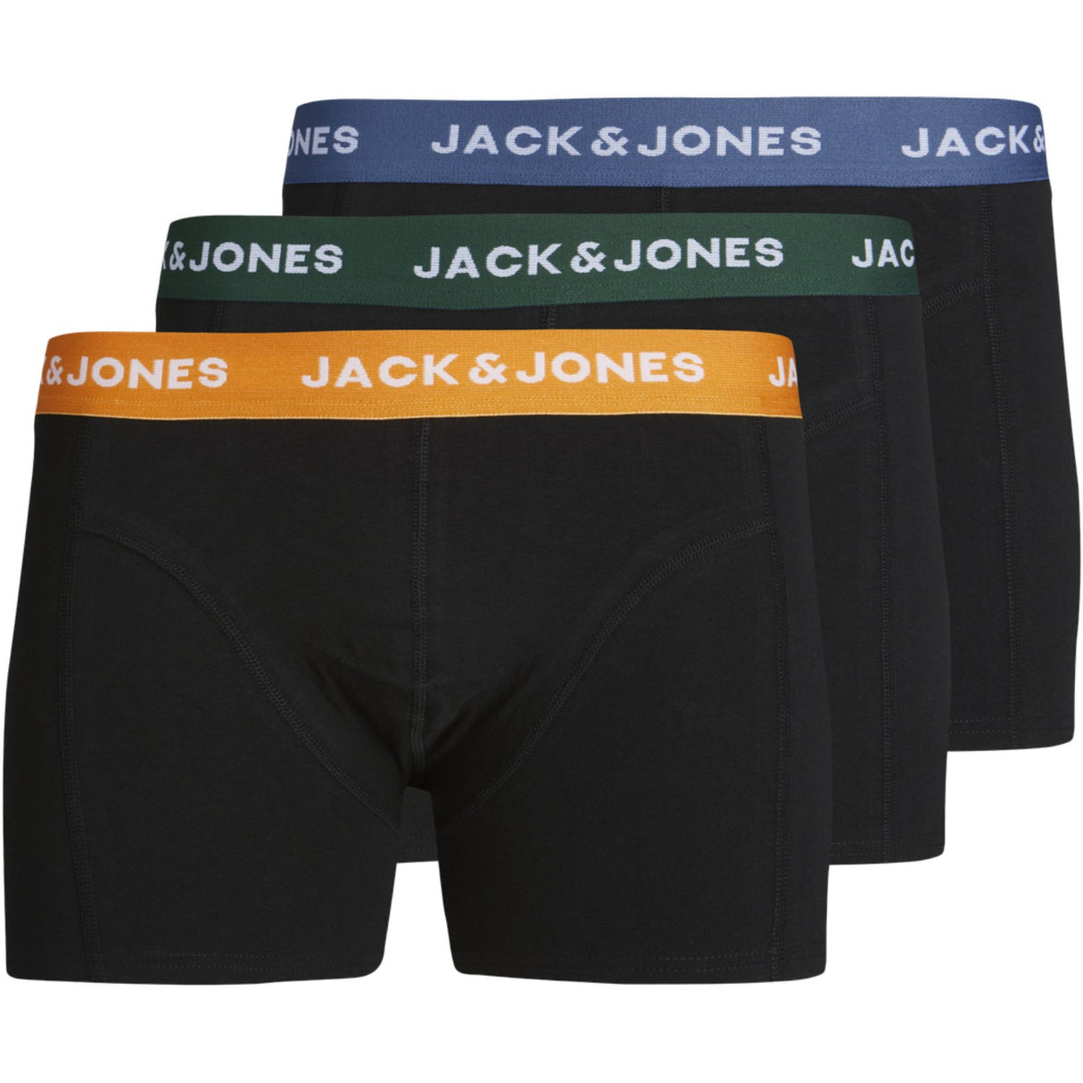 Jack & Jones Junior Dark Green Jacgab Trunks 3 Pakke Jnr Noos