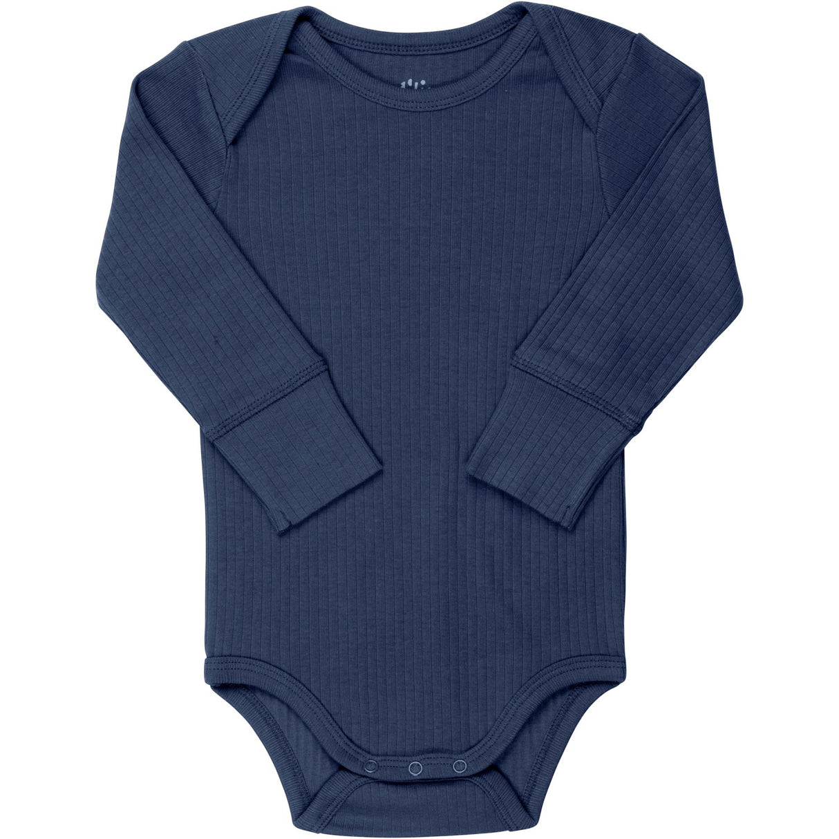 COPENHAGEN COLORS Navy Rib Jersey Long Sleeve Body