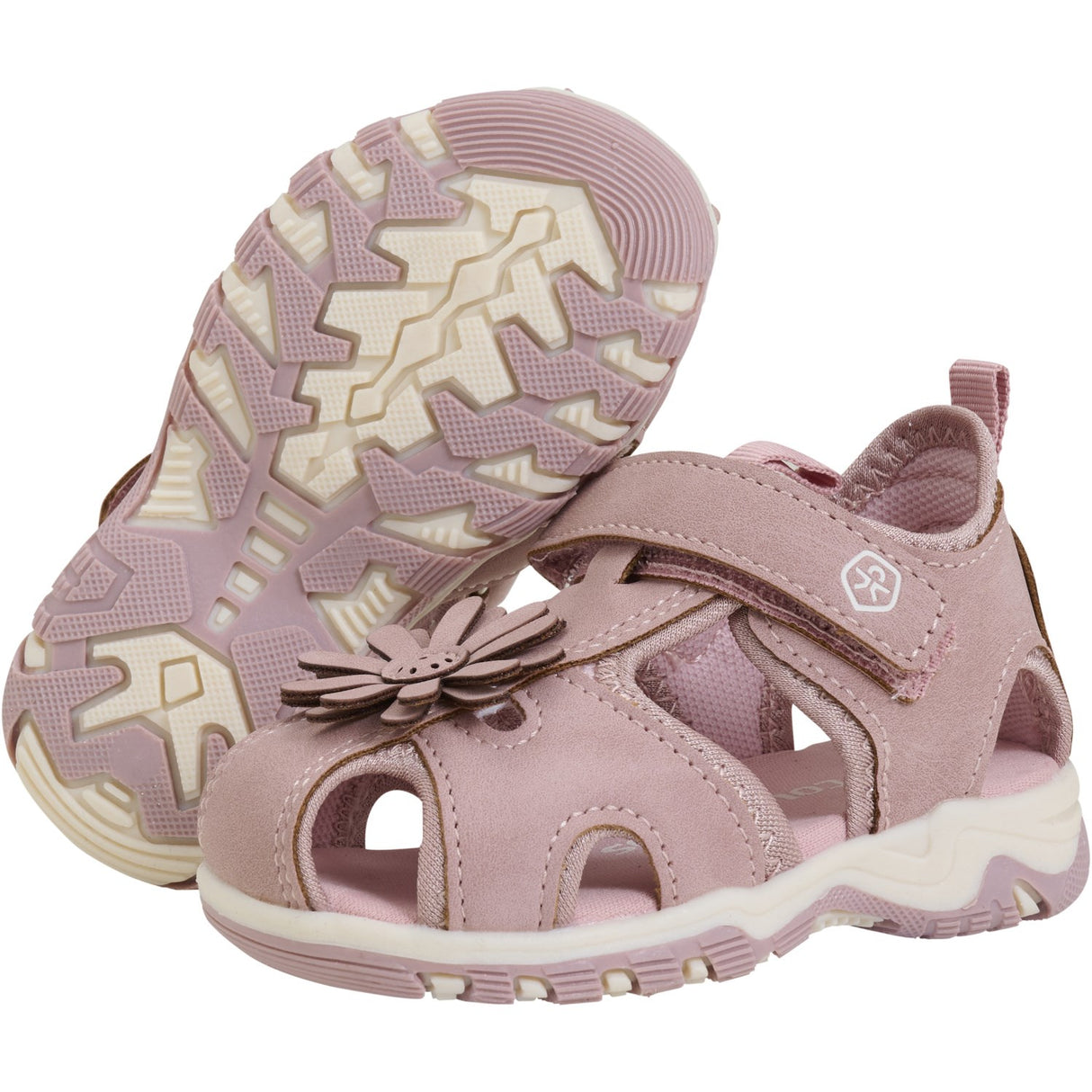 Color Kids Woodrose Baby Sandaler m. Borrelås Stropp