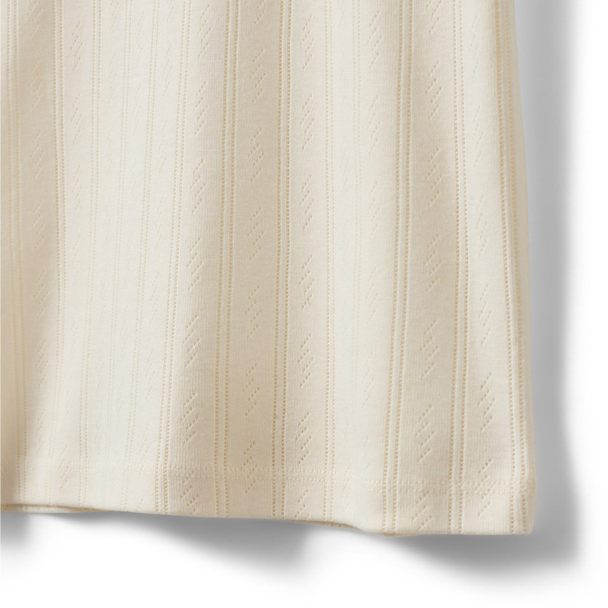 Sofie Schnoor Off White Pipersy Pointelle T-Skjorte