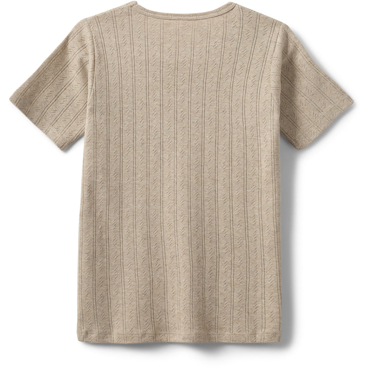 Sofie Schnoor Beige Pipersy Pointelle T-Skjorte